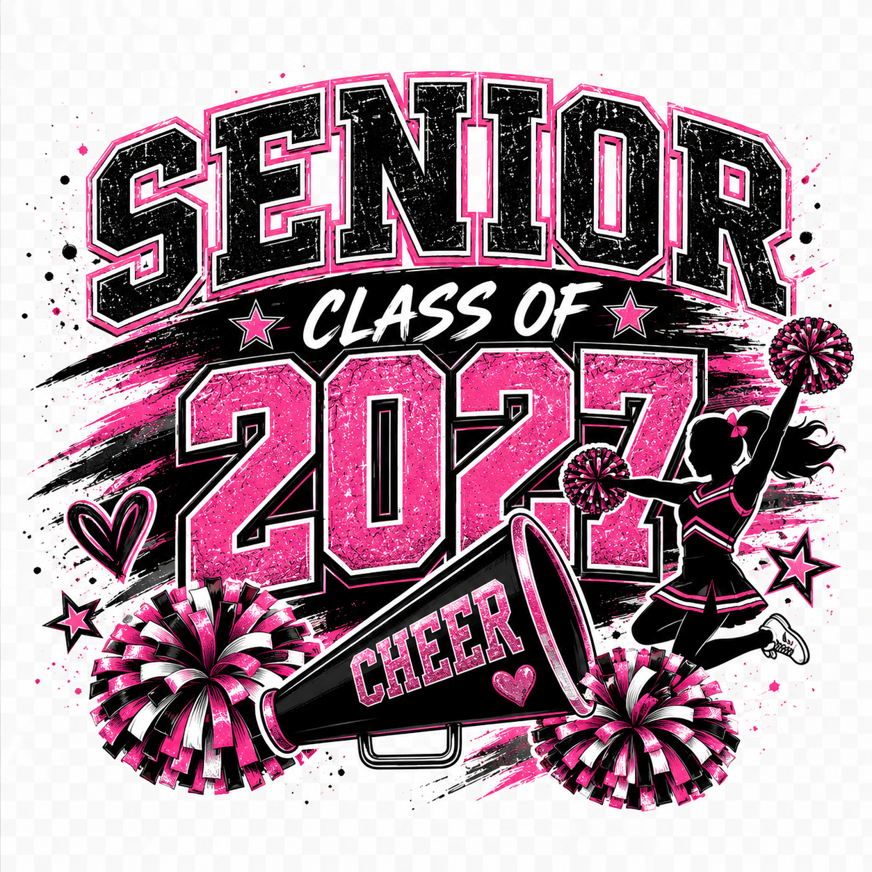 Senior Class of 2027 Cheer T-Shirt