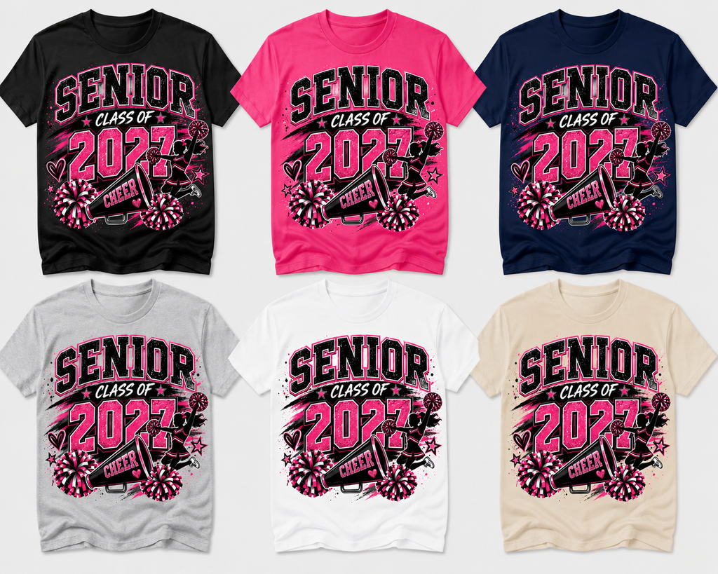 Senior Class of 2027 Cheer T-Shirt