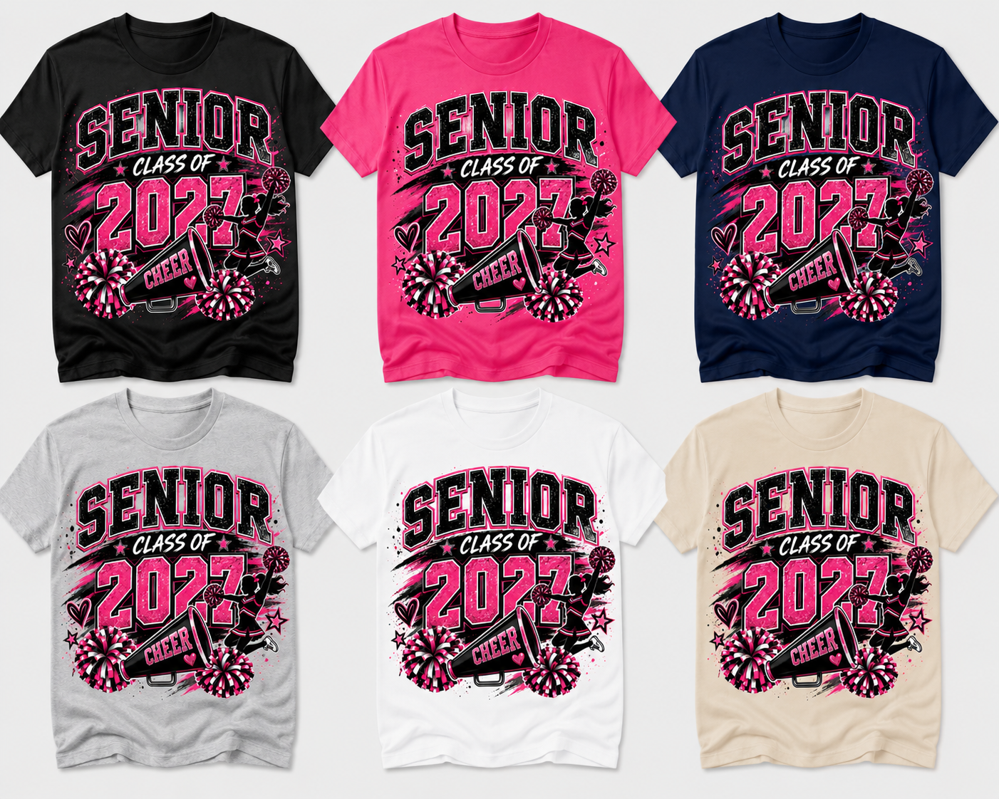 Senior Class of 2027 Cheer T-Shirt