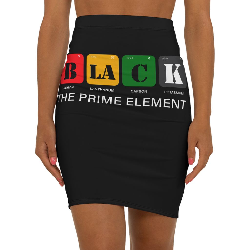 Black: The Prime Element Pencil Skirt
