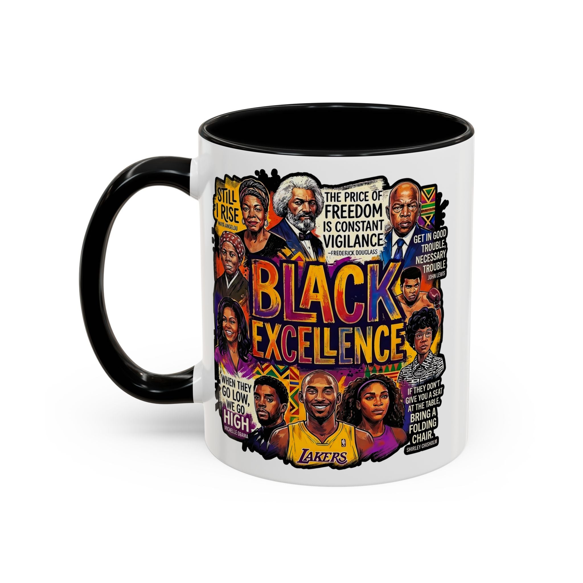 Black Excellence Coffee Mug (11, 15oz)