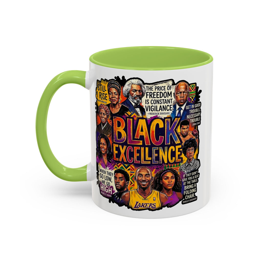 Black Excellence Coffee Mug (11, 15oz)