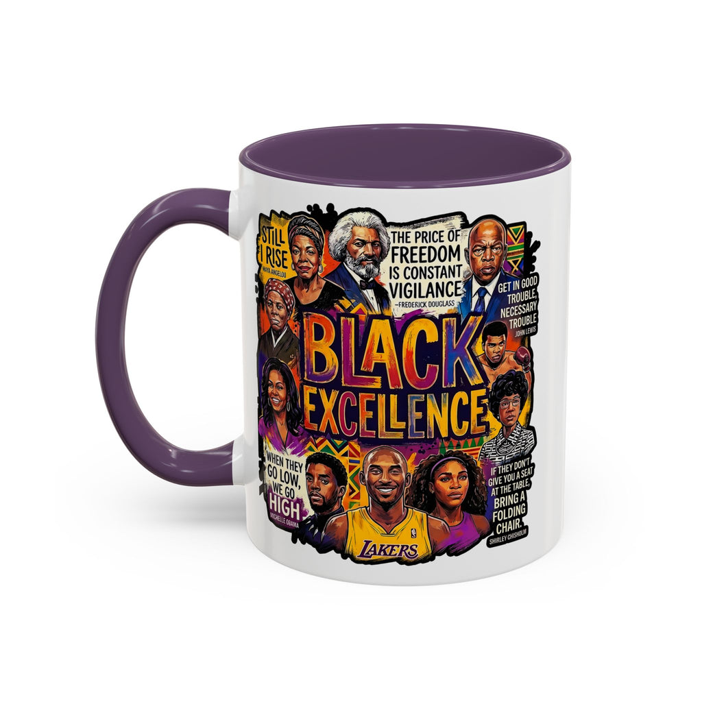 Black Excellence Coffee Mug (11, 15oz)