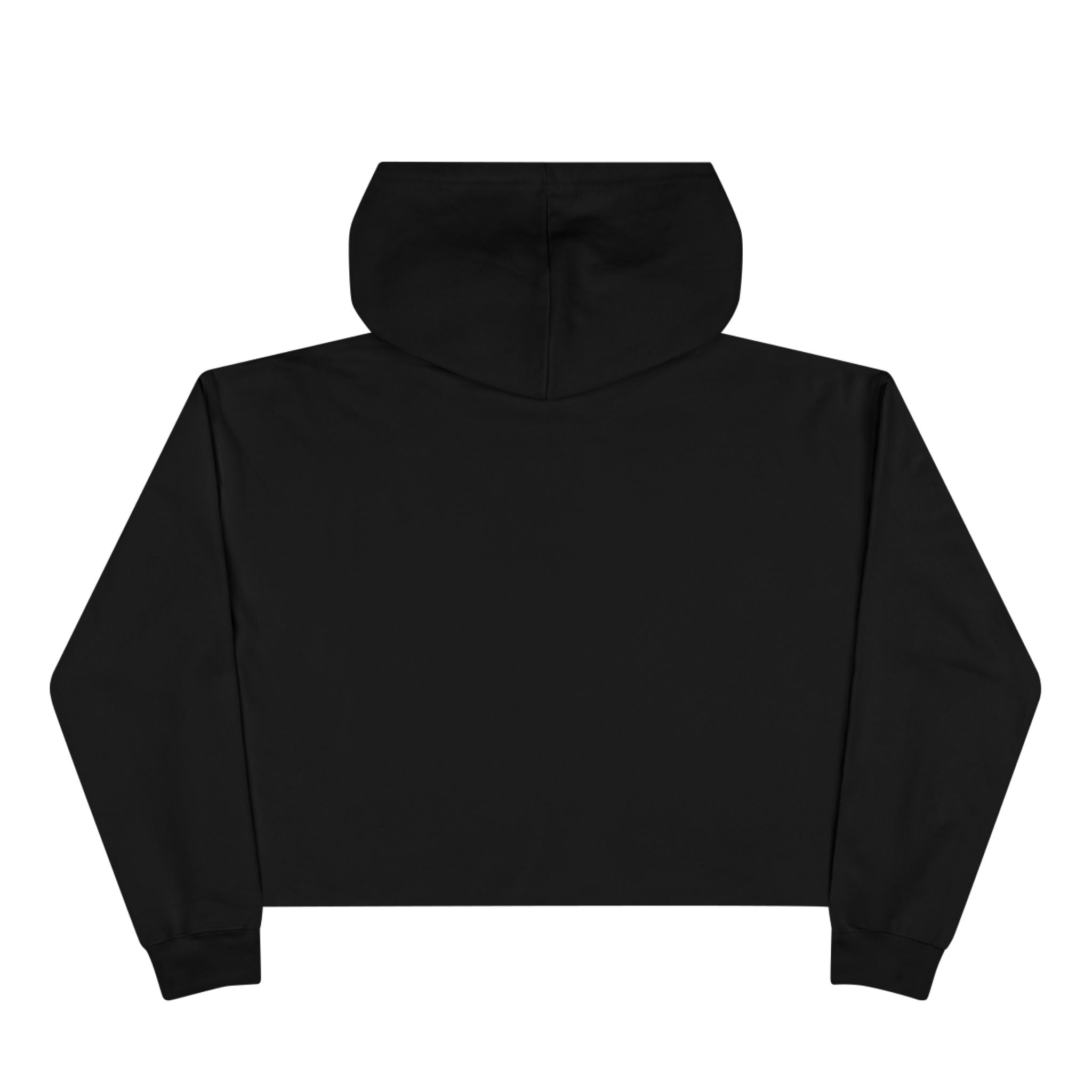 Black Women Crop Hoodie