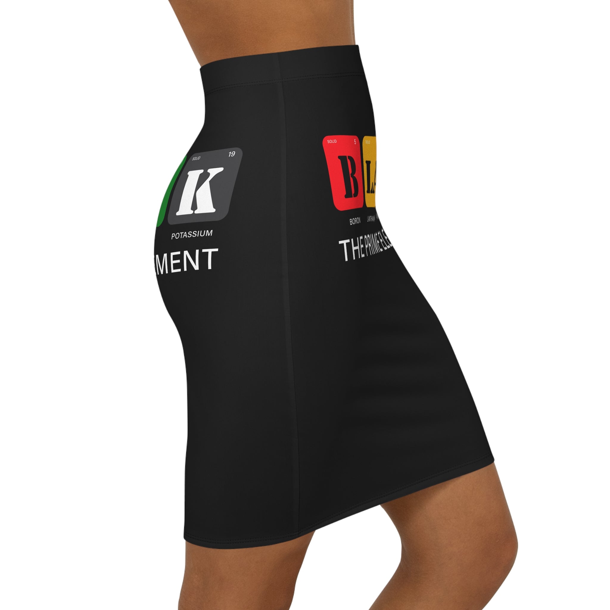 Black: The Prime Element Pencil Skirt