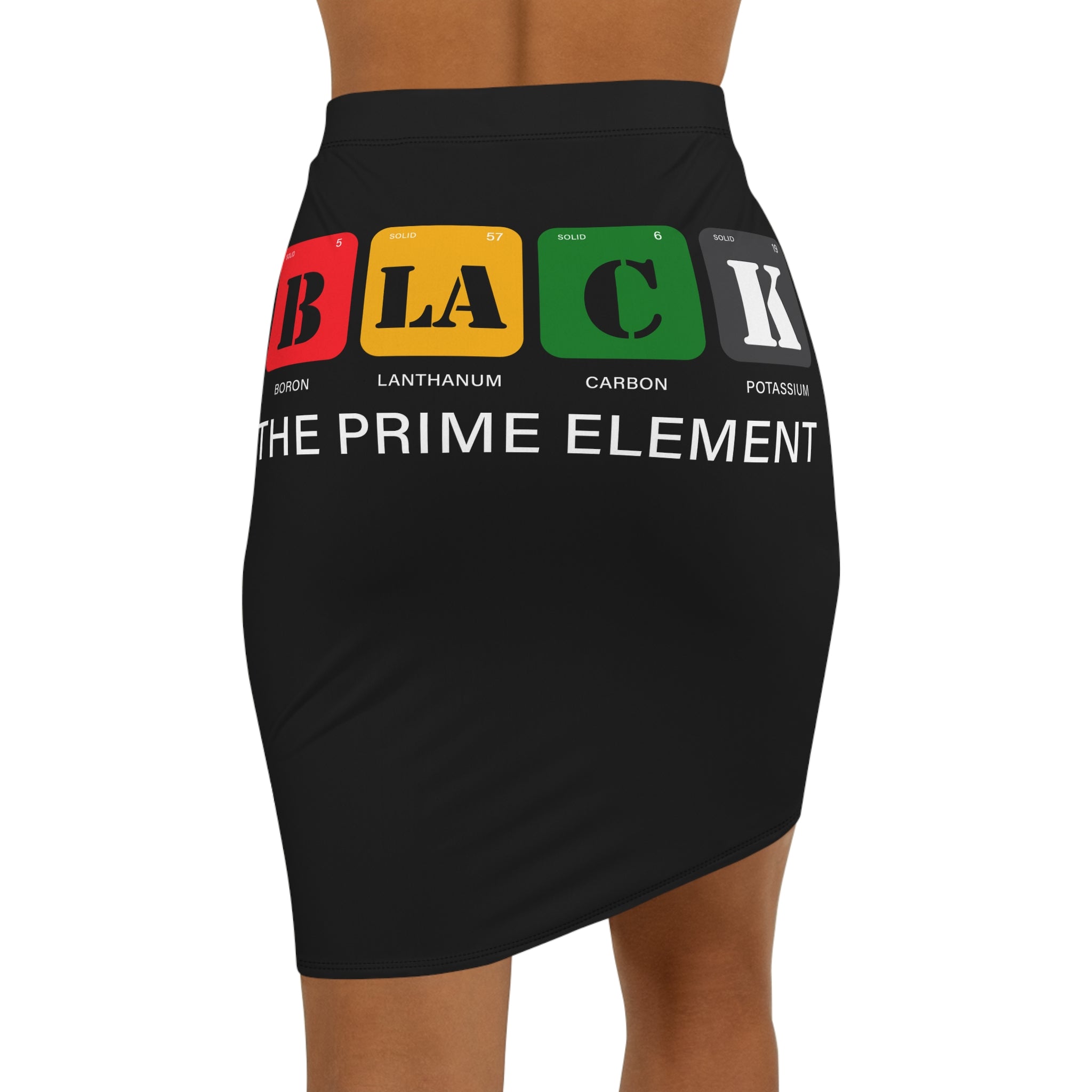 Black: The Prime Element Pencil Skirt