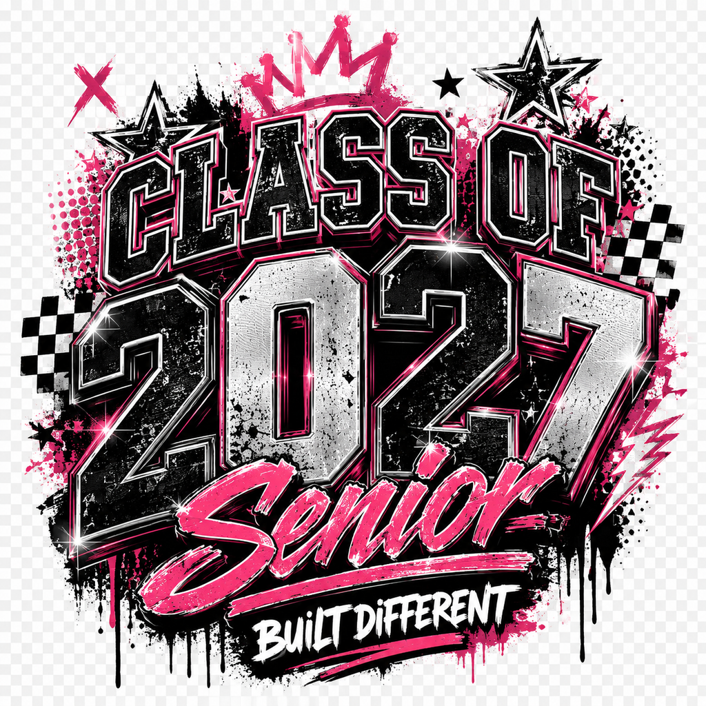 Class of 2027 Senior- “Built Different” Tshirt