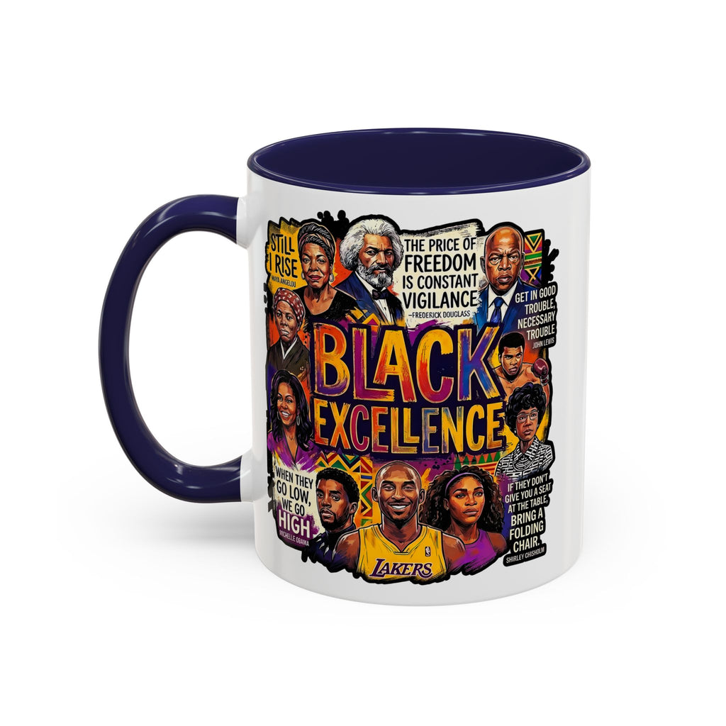 Black Excellence Coffee Mug (11, 15oz)