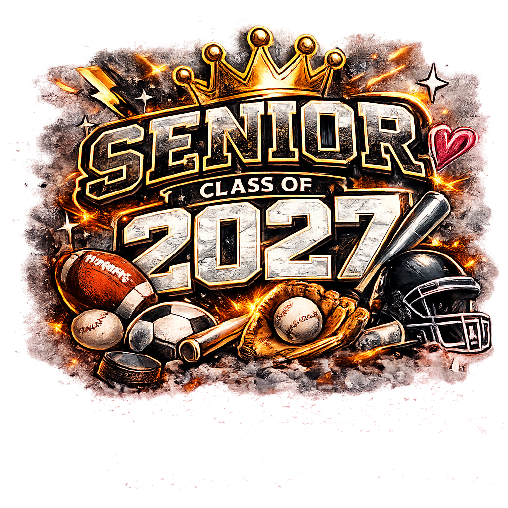 🎓Senior Class of 2027 Sports Edition T-Shirt🏀🏈