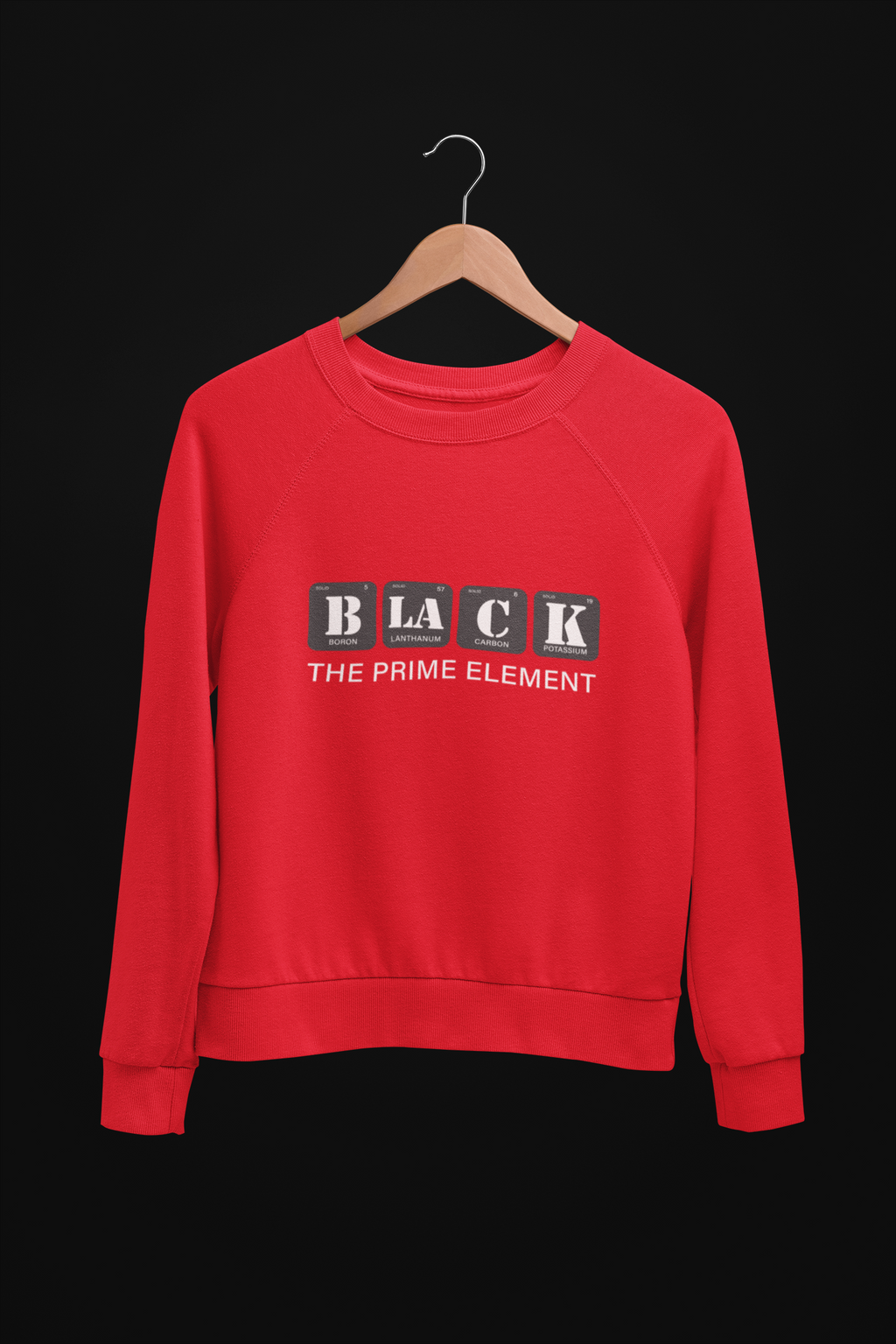 Black The Prime element Sweater