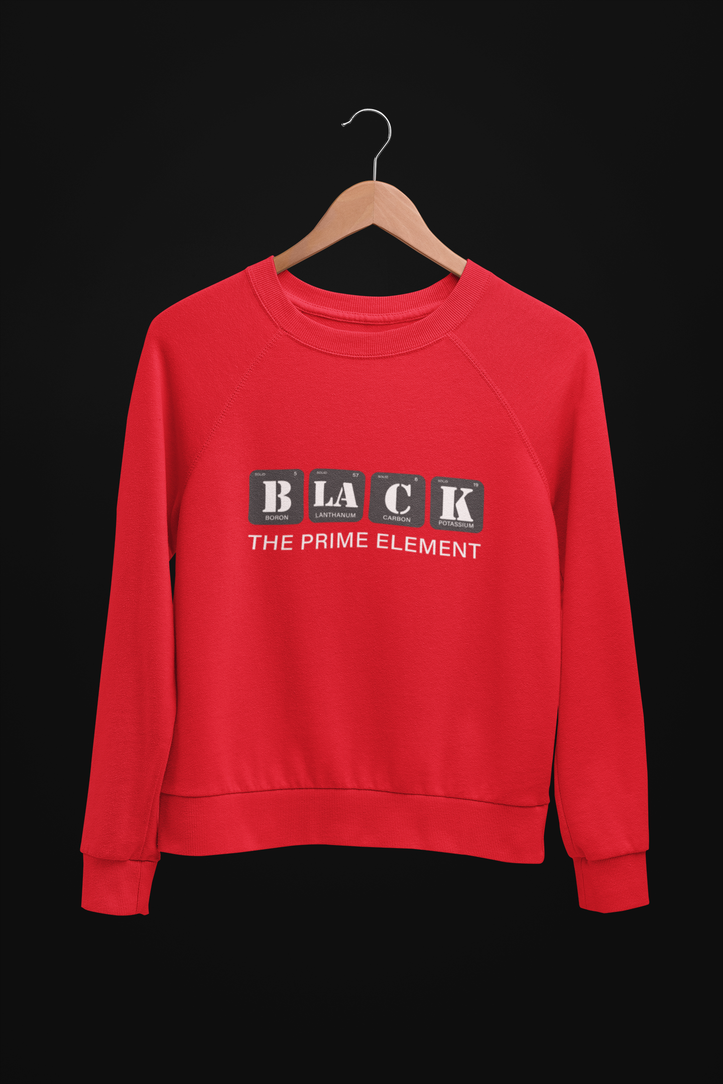 Black The Prime element Sweater