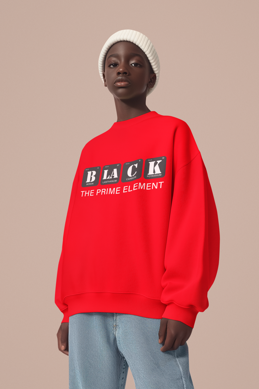 Black The Prime element Sweater