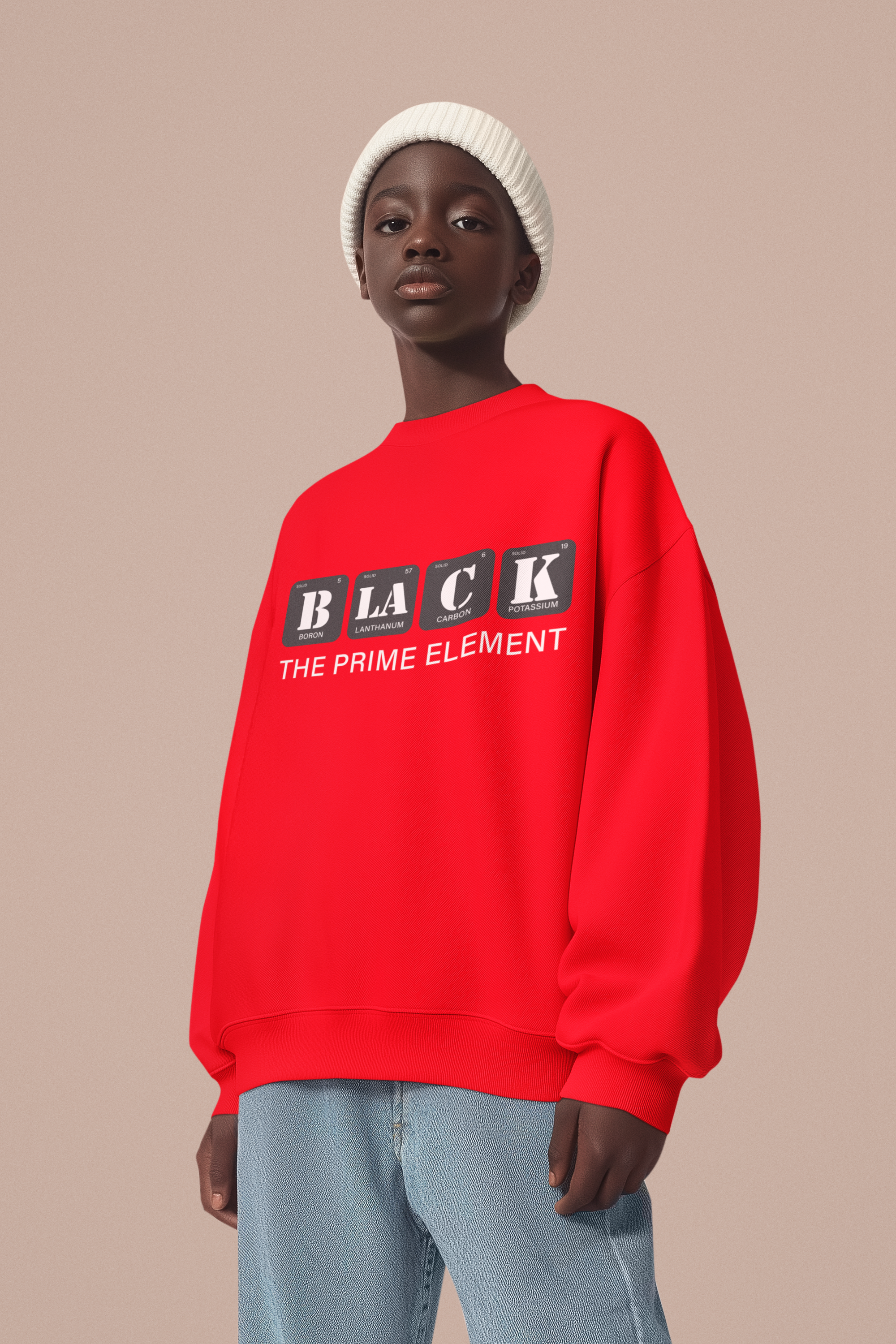 Black The Prime element Sweater