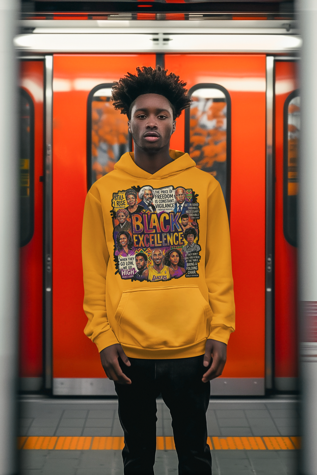 Black Excellence Unisex Hoodie